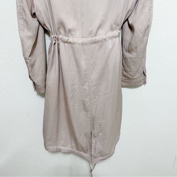 AllSaints Lia Mac Trench Coat size large - Picture 13 of 16